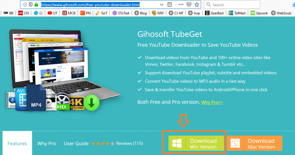 free instal Gihosoft TubeGet Pro 9.1.88