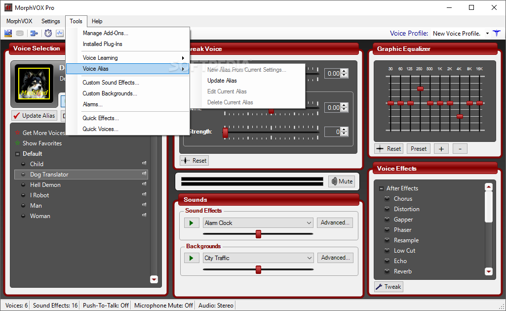 morphvox pro best female settings