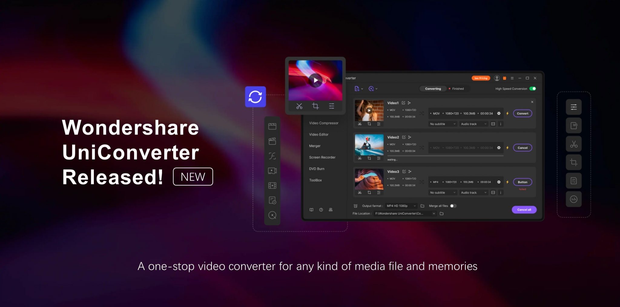 Wondershare UniConverter 14.1.21.213 free download